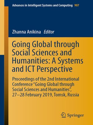 cover image of Going Global through Social Sciences and Humanities
